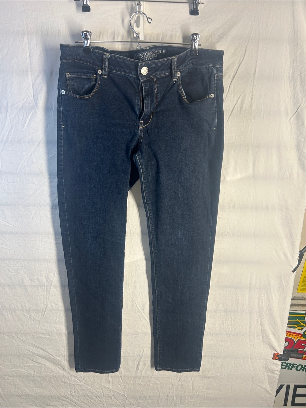 American Eagle Outfitters Women's Dark Blue Skinny Jeans